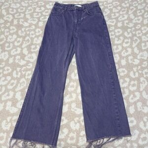 Zara Wide Leg Jeans – Purple – Size 4 / EUR 36